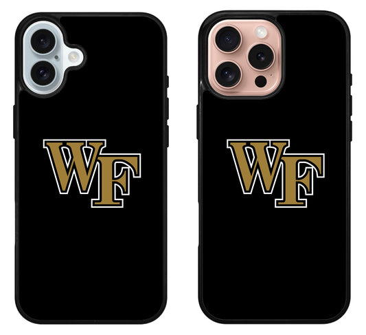 Wake Forest Demon Deacons Black Cover iPhone 16 | 16 Plus | 16 Pro | 16 Pro Max Case