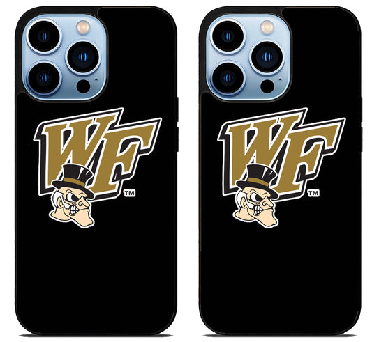 Wake Forest Demon Deacons Black Logo iPhone 15 Pro | iPhone 15 Pro Max Case