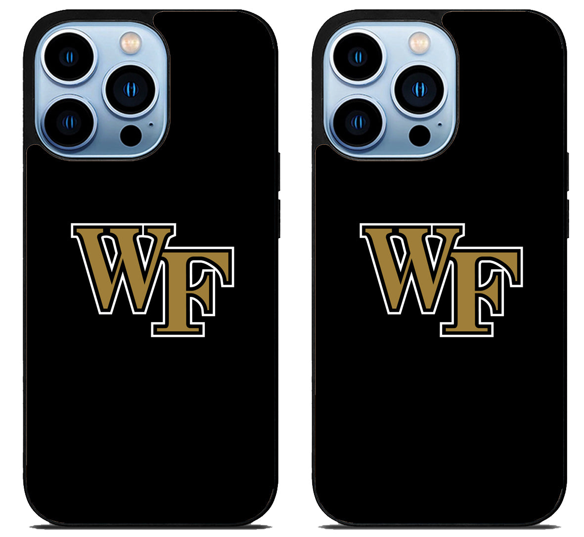 Wake Forest Demon Deacons Black iPhone 15 Pro | iPhone 15 Pro Max Case