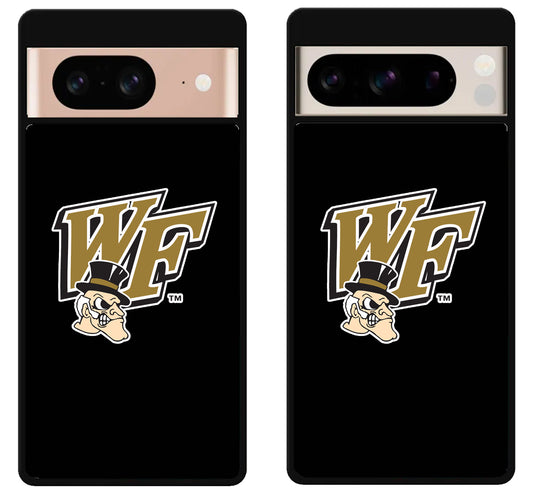 Wake Forest Demon Deacons Black Google Pixel 8 | 8 Pro Case