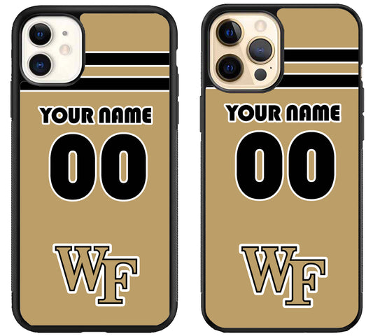 Custom Personalized Wake Forest Demon Deacons iPhone 12 | 12 Mini | 12 Pro | 12 Pro Max Case