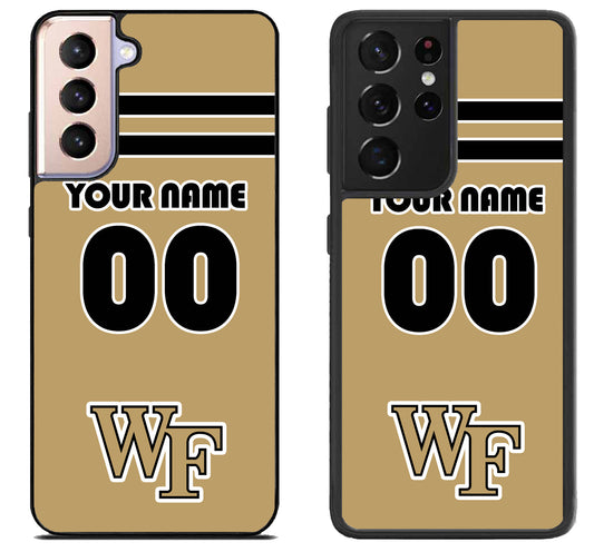 Custom Personalized Wake Forest Demon Deacons Samsung Galaxy S21 | S21 FE | S21+ | S21 Ultra Case
