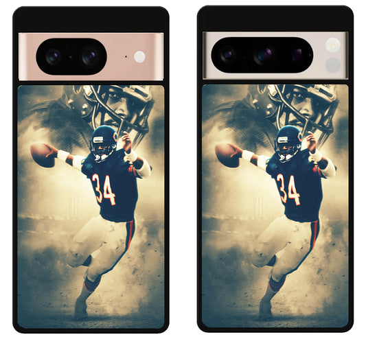 Walter Payton Chicago Bears Artwork Google Pixel 8 | 8 Pro Case