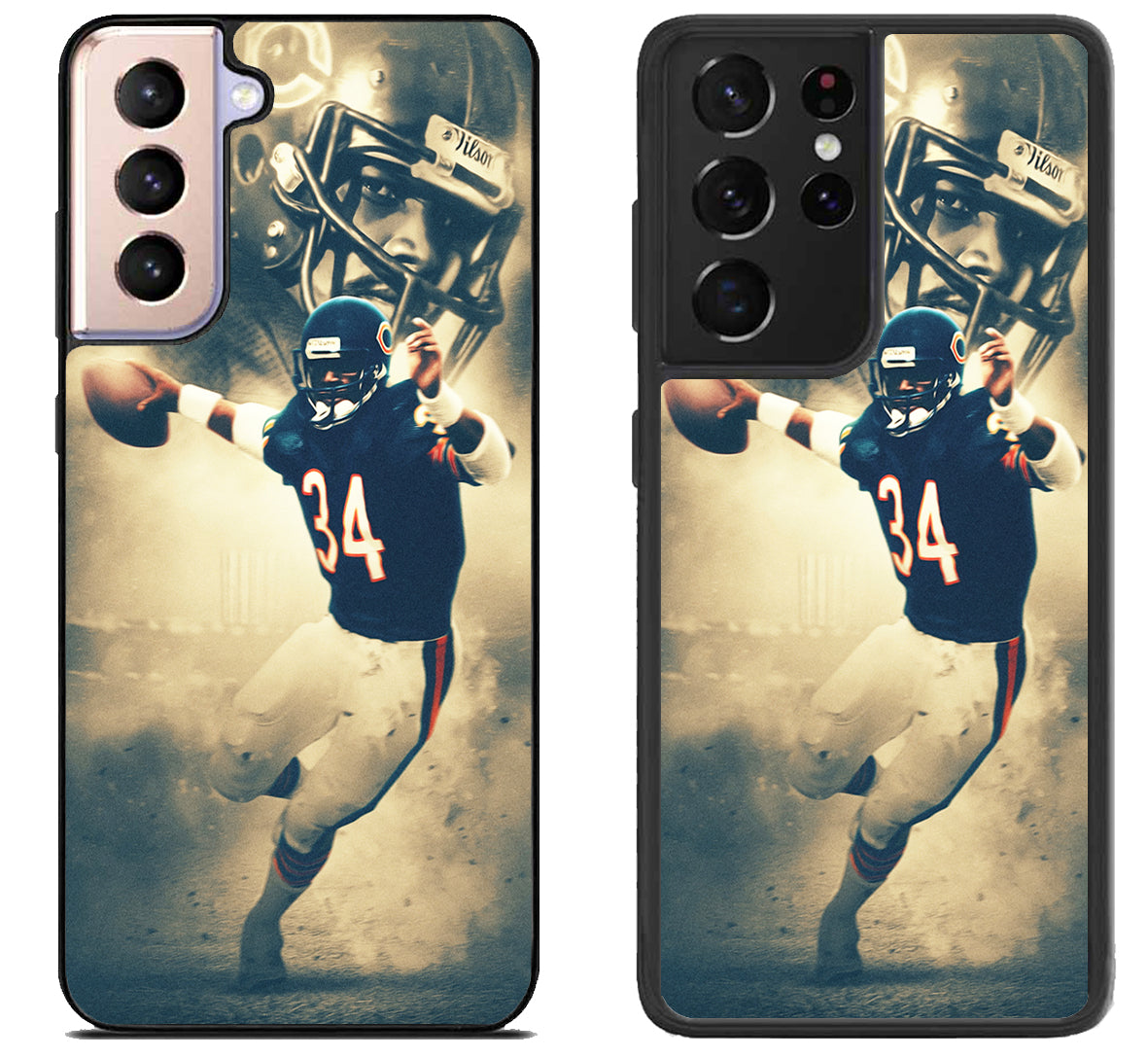 Walter Payton Chicago Bears Background Samsung Galaxy S21 | S21 FE | S21+ | S21 Ultra Case
