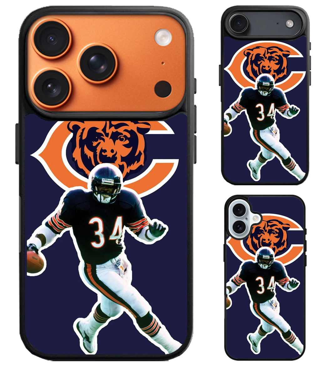 Walter Payton Chicago Bears iPhone Air | iPhone 17 | 17 Pro | 17 Pro Max Case