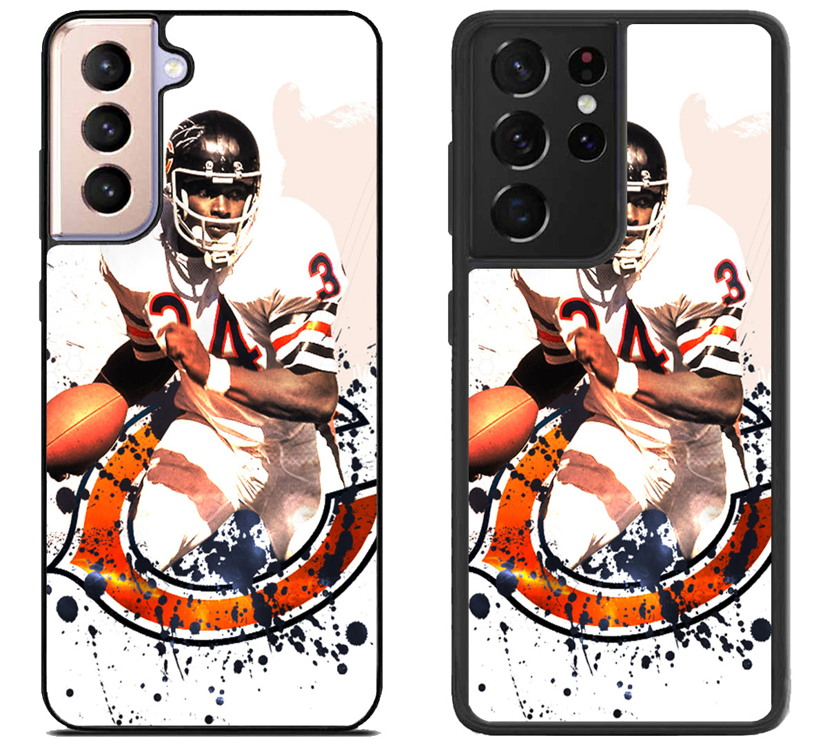 Walter Payton NFL Chicago Bears Wallpaper Samsung Galaxy S21 | S21 FE | S21+ | S21 Ultra Case