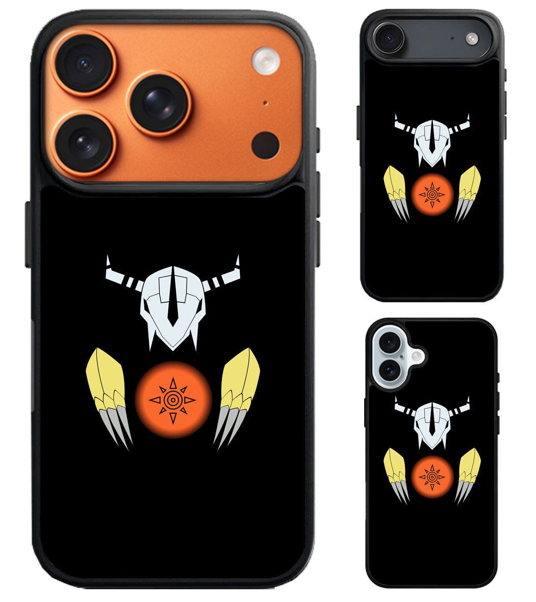 WarGreymon Digimon Black iPhone Air | iPhone 17 | 17 Pro | 17 Pro Max Case