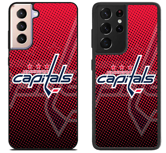 Washington Capitals Background Samsung Galaxy S21 | S21 FE | S21+ | S21 Ultra Case