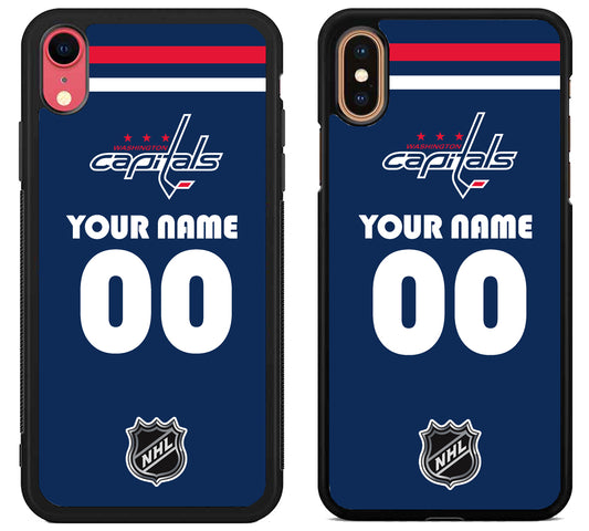 Custom Personalized Washington Capitals NHL iPhone X | Xs | Xr | Xs Max Case