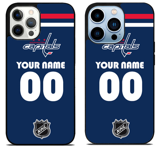 Custom Personalized Washington Capitals NHL iPhone 15 Pro | iPhone 15 Pro Max Case
