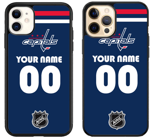 Custom Personalized Washington Capitals NHL iPhone 12 | 12 Mini | 12 Pro | 12 Pro Max Case