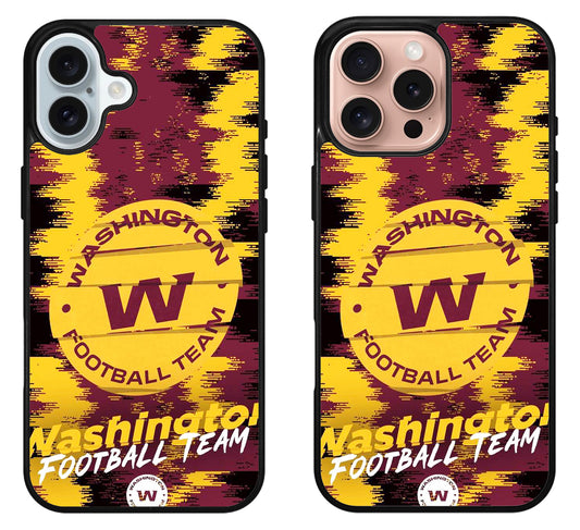 Washington Commanders Colorfull iPhone 16 | 16 Plus | 16 Pro | 16 Pro Max Case