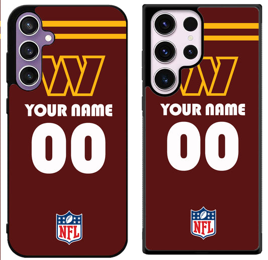 Custom Personalized Washington Commanders Samsung Galaxy S24 | S24+ | S24 Ultra Case