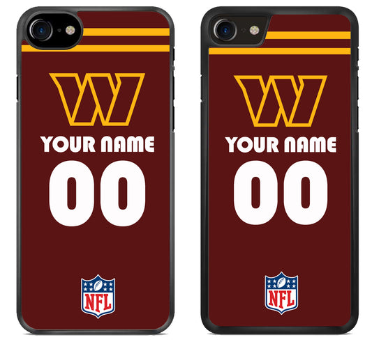 Custom Personalized Washington Commanders NFL iPhone SE 2020 | iPhone SE 2022 Case