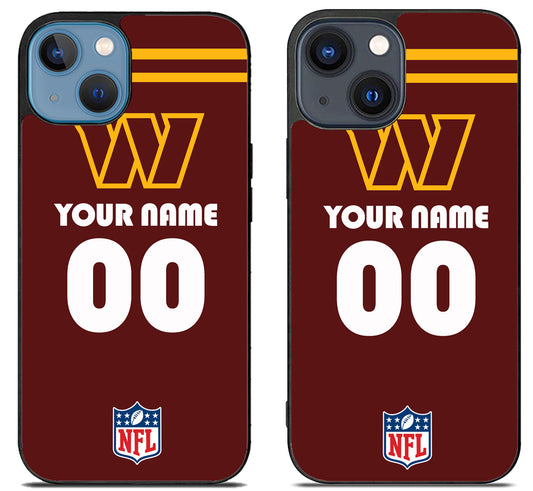 Custom Personalized Washington Commanders NFL iPhone 15 | iPhone 15 Plus Case