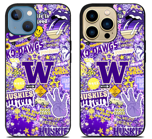 Washington Huskies Collage iPhone 14 | 14 Plus | 14 Pro | 14 Pro Max Case