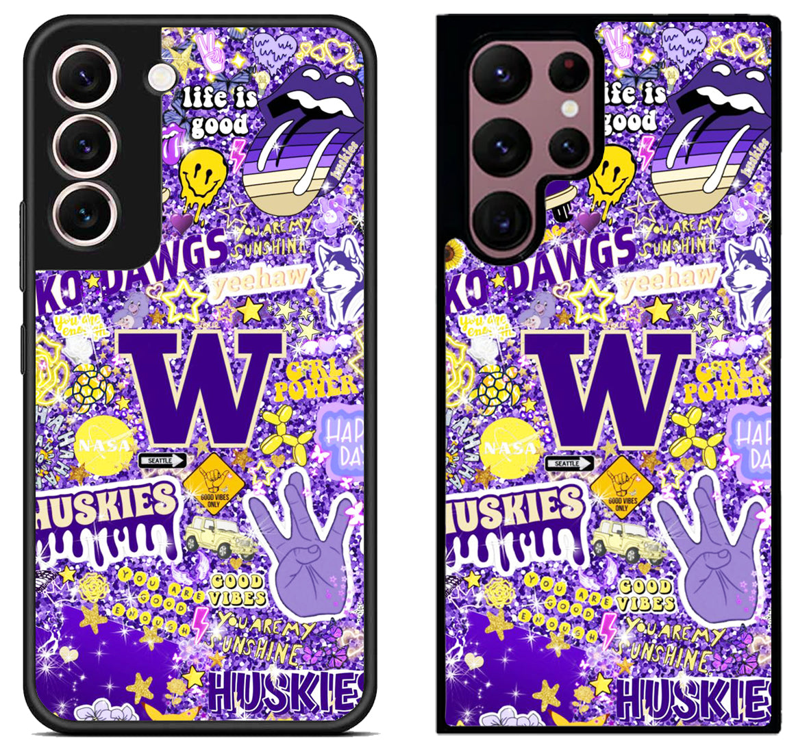 Washington Huskies Collage Samsung Galaxy S22 | S22+ | S22 Ultra Case