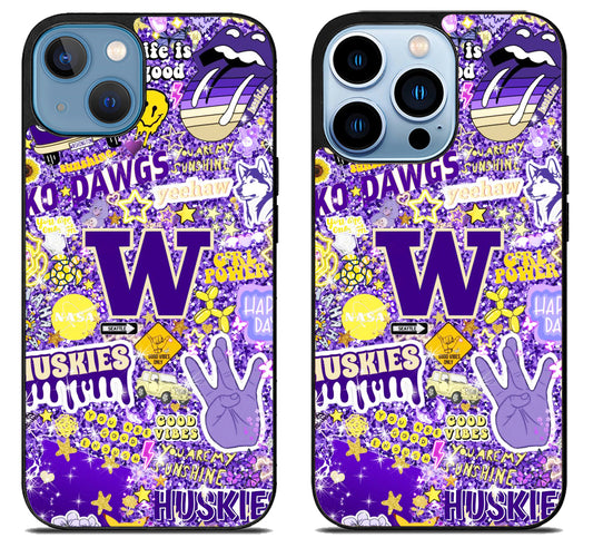 Washington Huskies Collage iPhone 13 | 13 Mini | 13 Pro | 13 Pro Max Case