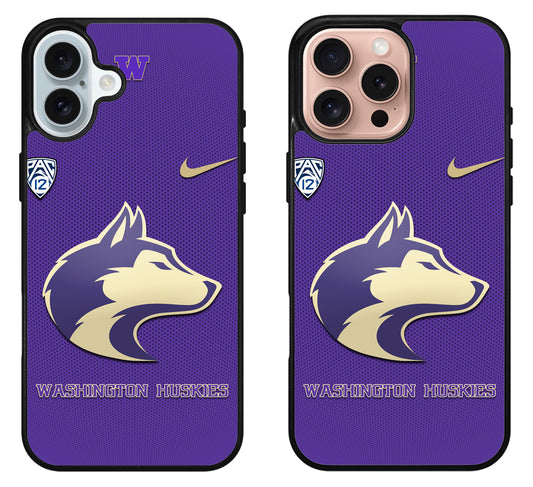 Washington Huskies Cover iPhone 16 | 16 Plus | 16 Pro | 16 Pro Max Case