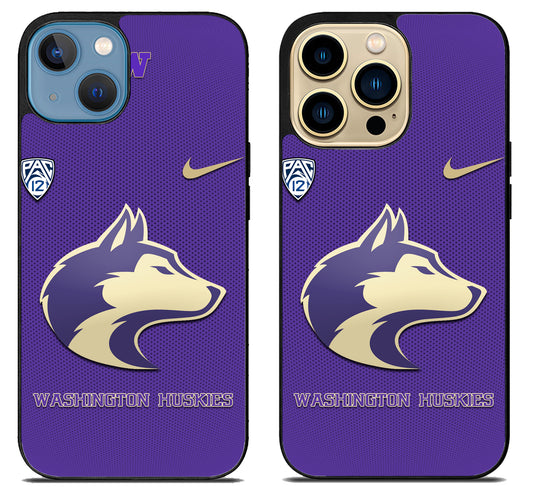 Washington Huskies Blue Cover iPhone 14 | 14 Plus | 14 Pro | 14 Pro Max Case