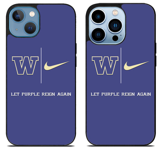 Washington Huskies Let Purple iPhone 13 | 13 Mini | 13 Pro | 13 Pro Max Case