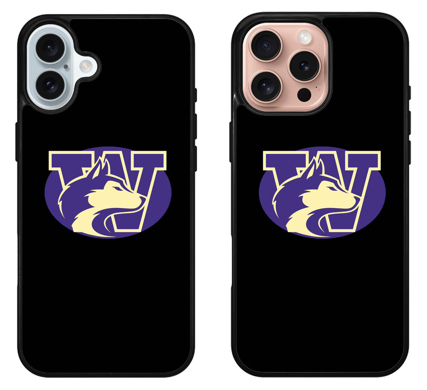 Washington Huskies Logo iPhone 16 | 16 Plus | 16 Pro | 16 Pro Max Case