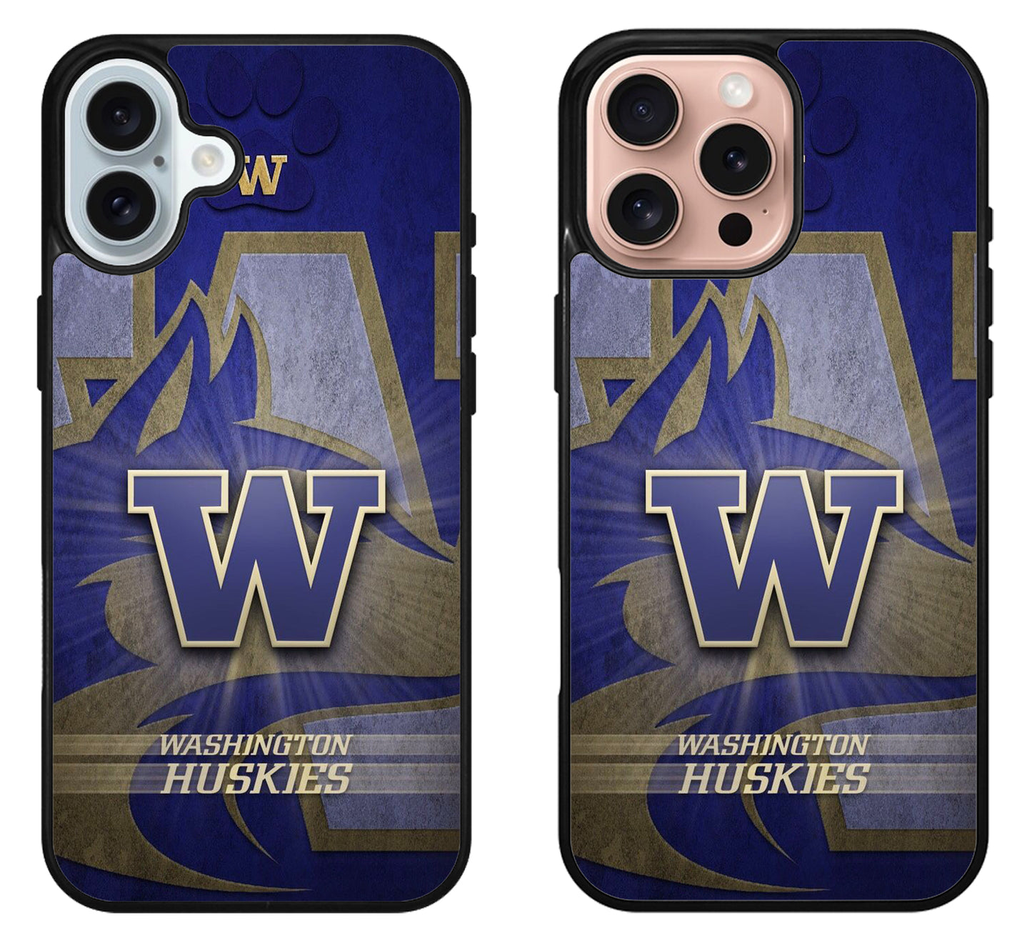 Washington Huskies Logo Background iPhone 16 | 16 Plus | 16 Pro | 16 Pro Max Case