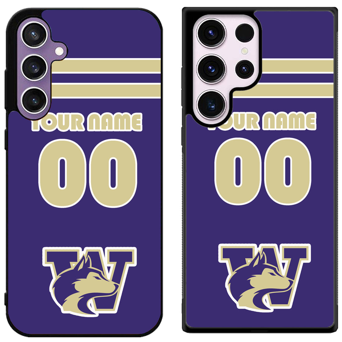 Custom Personalized Washington Huskies Samsung Galaxy S24 | S24+ | S24 Ultra Case