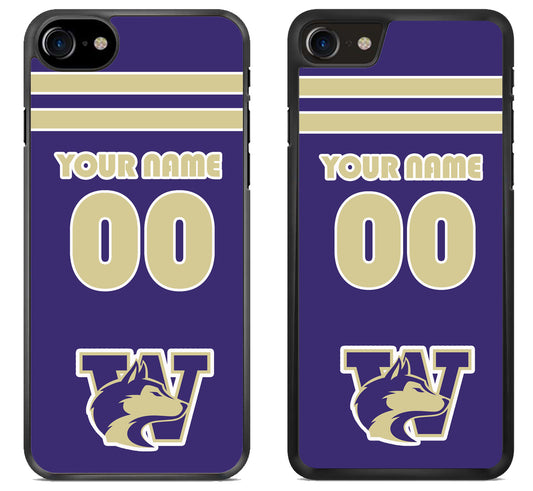 Custom Personalized Washington Huskies iPhone SE 2020 | iPhone SE 2022 Case