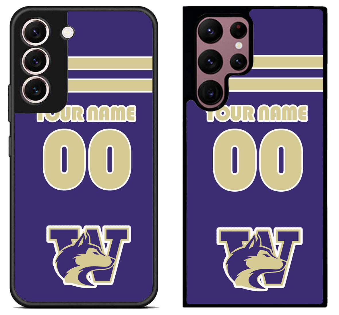 Custom Personalized Washington Huskies Samsung Galaxy S22 | S22+ | S22 Ultra Case