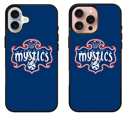 Washington Mystics Logo iPhone 16 | 16 Plus | 16 Pro | 16 Pro Max Case