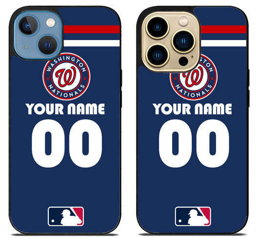 Custom Personalized Washington Nationals MLB iPhone 14 | 14 Plus | 14 Pro | 14 Pro Max Case