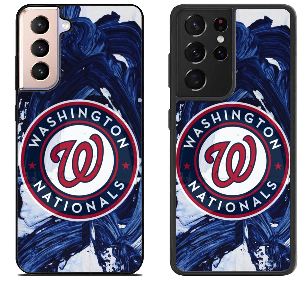 Washington Nationals Painted Samsung Galaxy S21 | S21 FE | S21+ | S21 Ultra Case