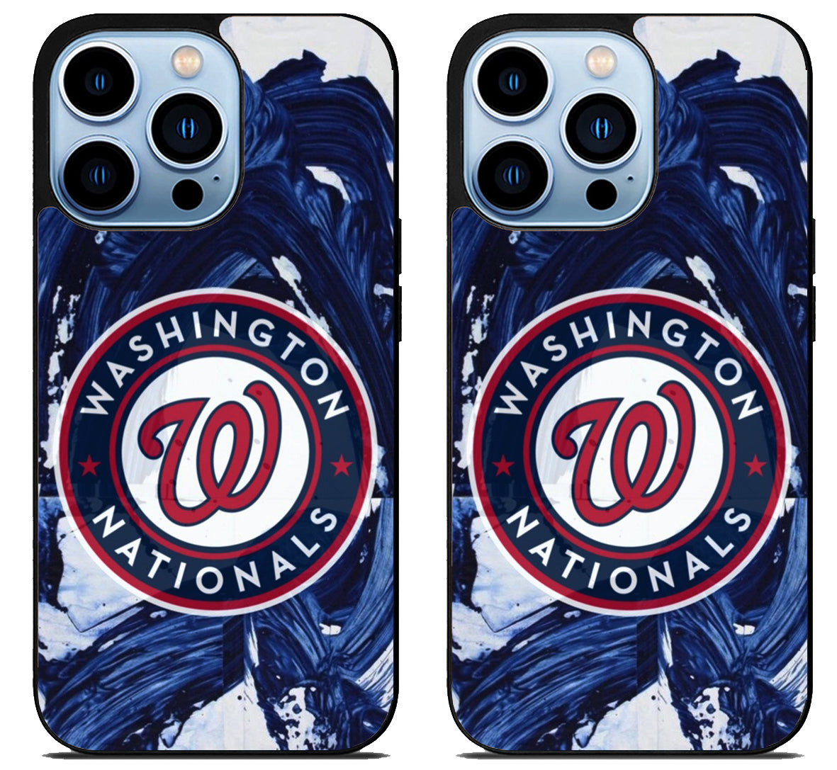 Washington Nationals Painted iPhone 15 Pro | iPhone 15 Pro Max Case