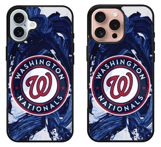 Washington Nationals Painted iPhone 16 | 16 Plus | 16 Pro | 16 Pro Max Case