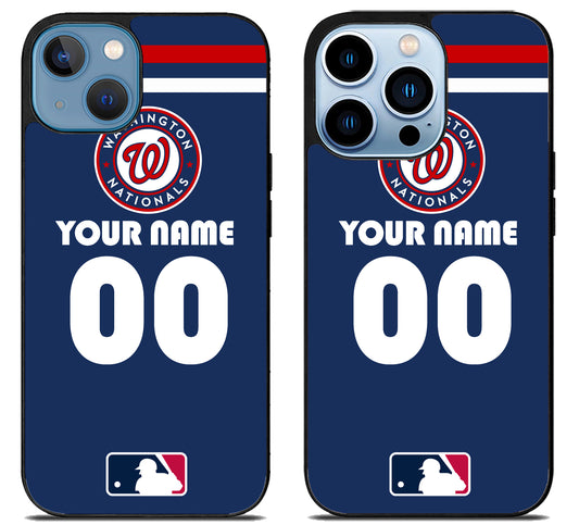 Custom Personalized Washington Nationals MLB iPhone 13 | 13 Mini | 13 Pro | 13 Pro Max Case