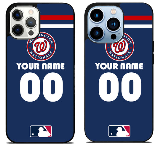 Custom Personalized Washington Nationals MLB iPhone 15 Pro | iPhone 15 Pro Max Case
