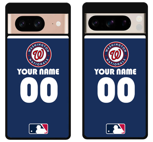 Custom Personalized Washington Nationals MLB Google Pixel 8 | 8 Pro Case