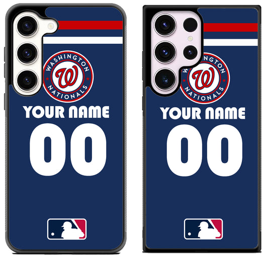 Custom Personalized Washington Nationals MLB Samsung Galaxy S23 | S23+ | S23 Ultra Case