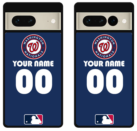 Custom Personalized Washington Nationals MLB Google Pixel 7 | 7 Pro Case