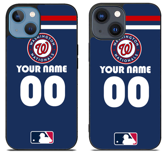 Custom Personalized Washington Nationals MLB iPhone 15 | iPhone 15 Plus Case