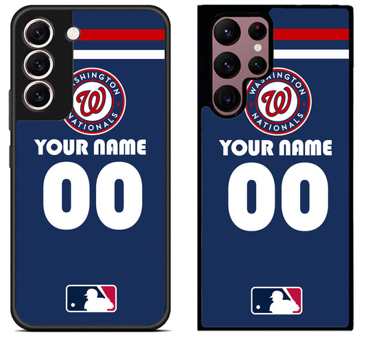 Custom Personalized Washington Nationals MLB Samsung Galaxy S22 | S22+ | S22 Ultra Case