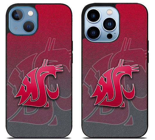 Washington State Cougars Background iPhone 13 | 13 Mini | 13 Pro | 13 Pro Max Case