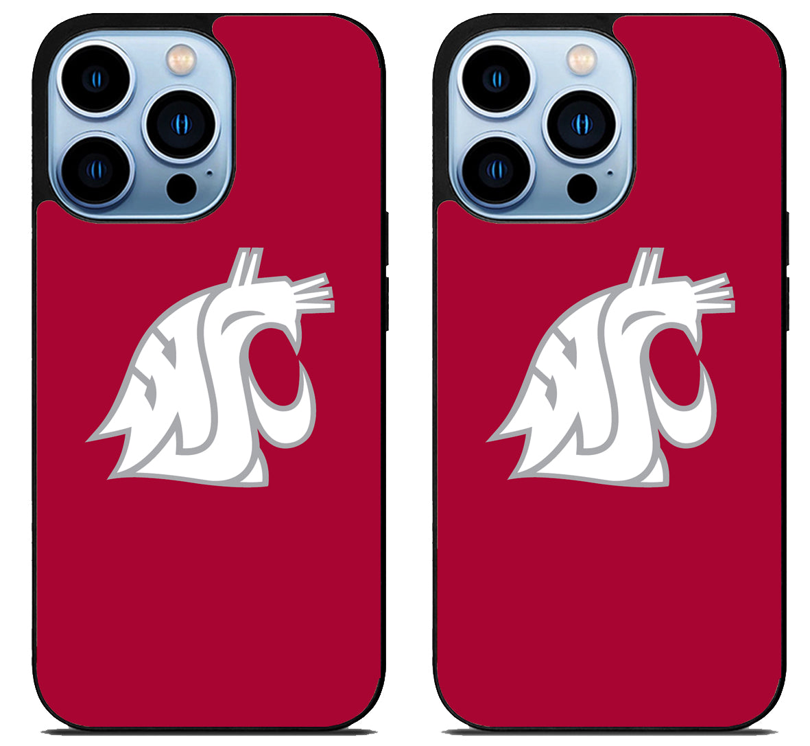 Washington State Cougars Logo iPhone 15 Pro | iPhone 15 Pro Max Case