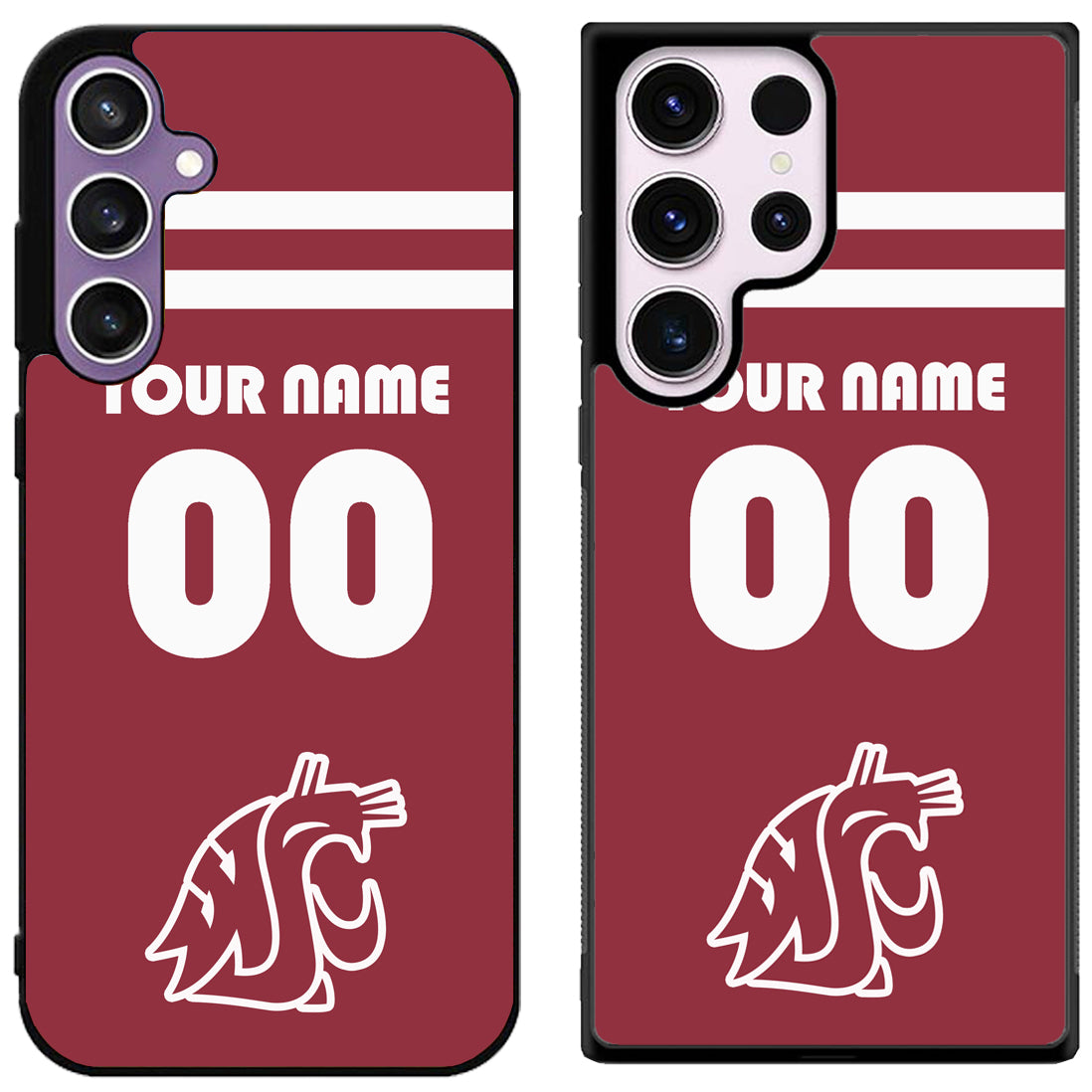 Custom Personalized Washington State Cougars Samsung Galaxy S24 | S24+ | S24 Ultra Case
