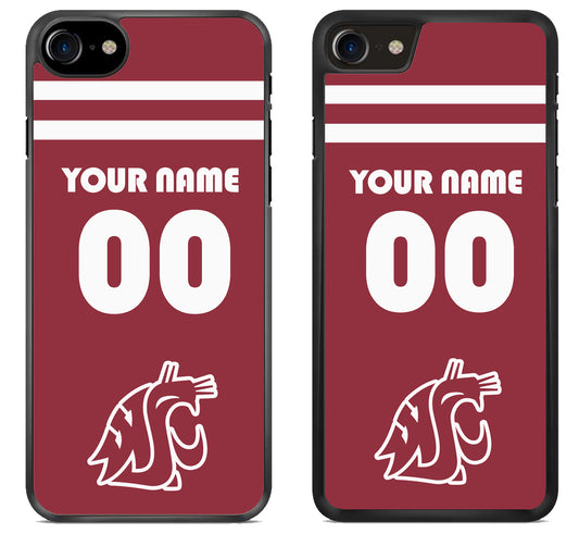 Custom Personalized Washington State Cougars iPhone SE 2020 | iPhone SE 2022 Case