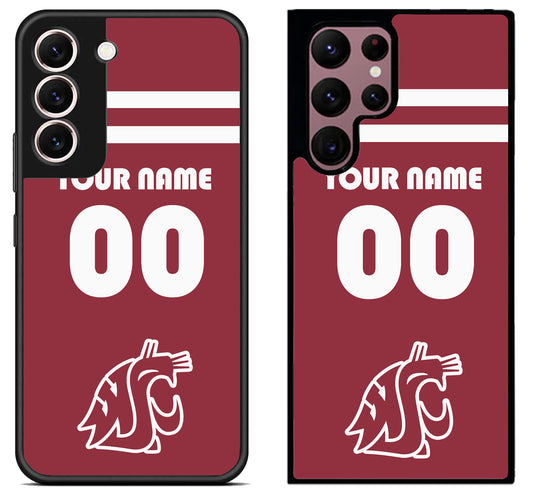 Custom Personalized Washington State Cougars Samsung Galaxy S22 | S22+ | S22 Ultra Case