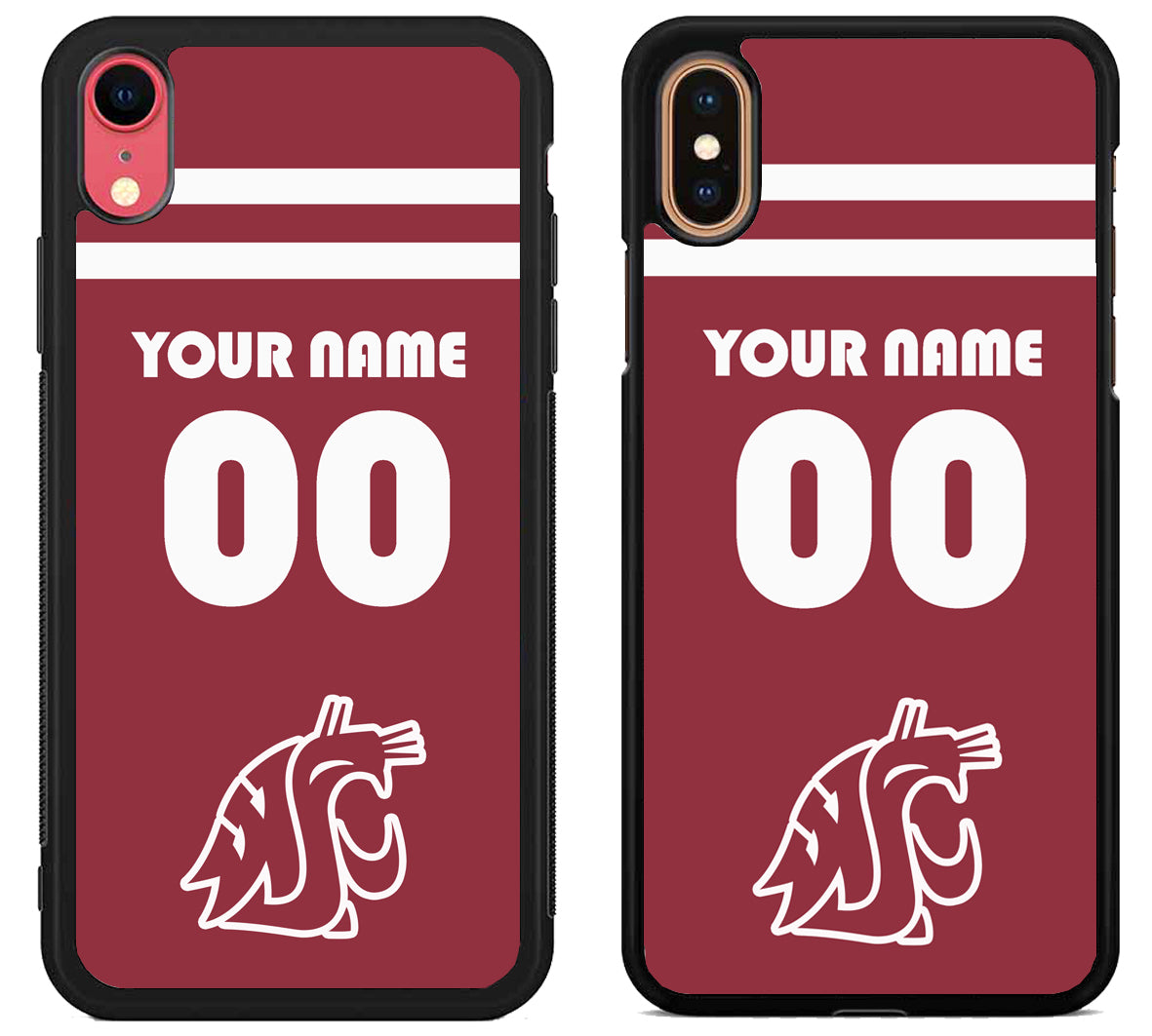 Custom Personalized Washington State Cougars iPhone X | Xs | Xr | Xs Max Case