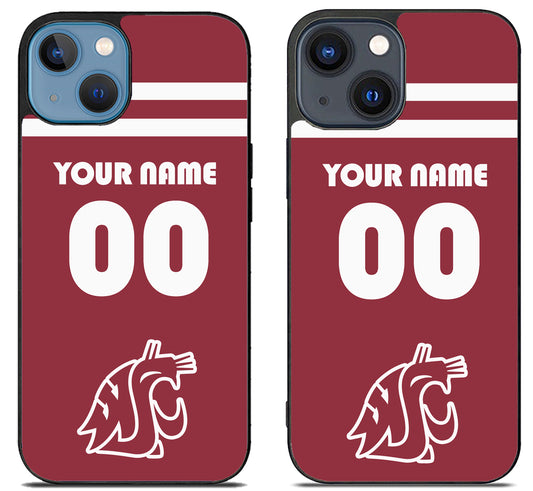 Custom Personalized Washington State Cougars iPhone 15 | iPhone 15 Plus Case