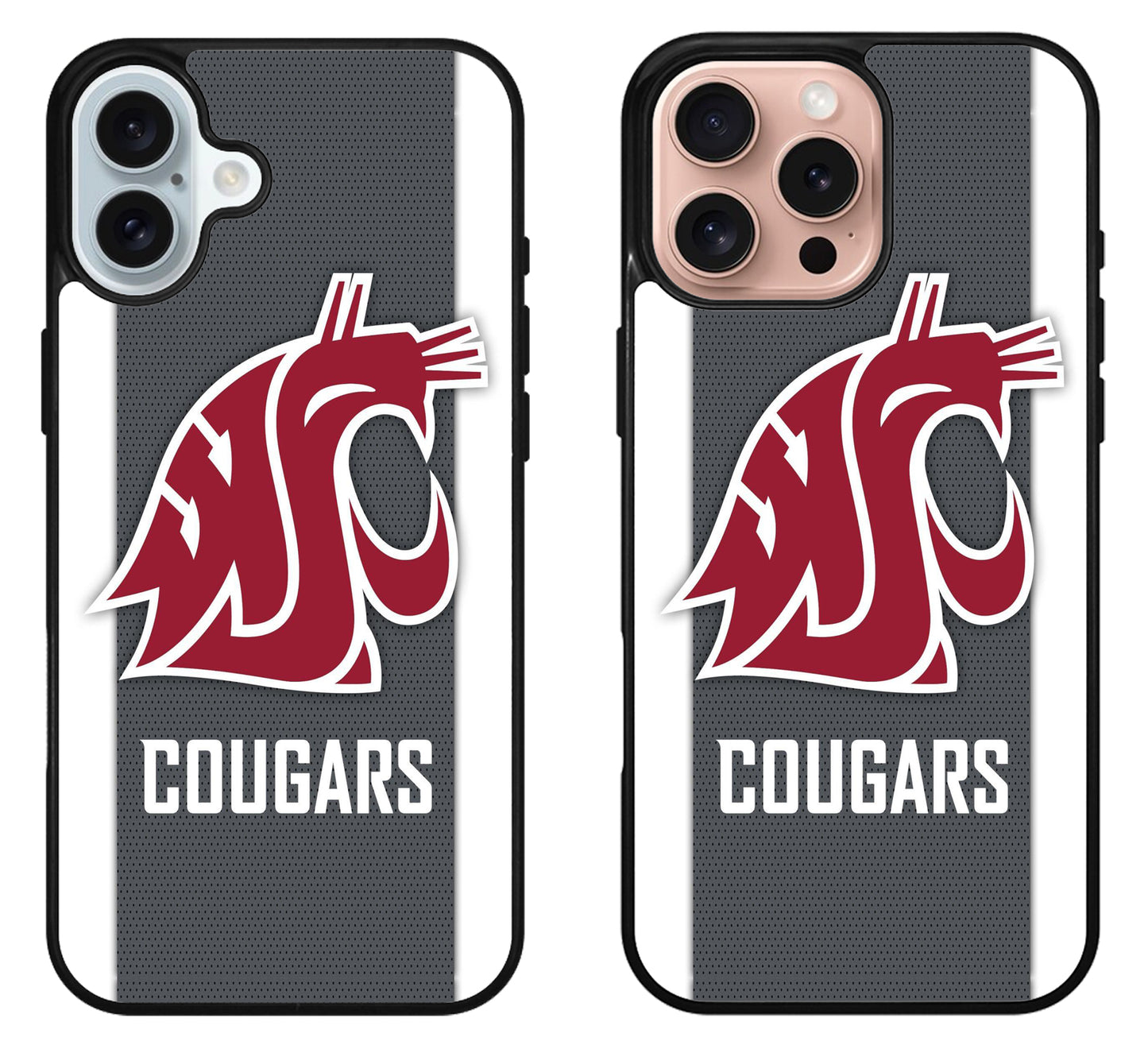 Washington State Cougars Stripe iPhone 16 | 16 Plus | 16 Pro | 16 Pro Max Case